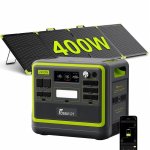 Station d’énergie FOSSiBOT F2400 2048Wh 13 ports LiFePO4 + panneau 400W