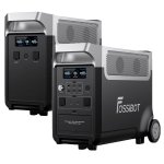 Estación de energía Fossibot F3600 Pro + FB3840 7680 Wh 3 CA y 8 USB LiFePO4