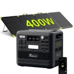 Station d’énergie FOSSiBOT F2400 2048Wh 3 AC LiFePO4 + panneau 400W