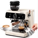 Máquina de café expresso semiautomática HiBREW H7B 2,8 L 20 bares com moinho