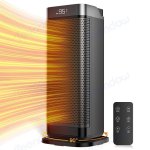 Convector eléctrico Teendow 2000 W Mando, ECO y oscilación 90°