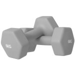 Manubrio Welltin Esagonale 6 kg Grigio Antiscivolo