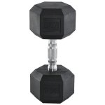 Haltere hexagonal Welltin 17,5 kg com pega moleteada