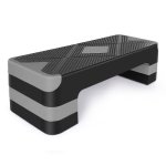 Step fitness Welltin regolabile 3 livelli 250 kg grigio
