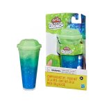Pate a modeler Play-Doh Crystal Crunch Vert et Bleu