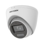 Câmera de vigilância Hikvision DS-2CE78K0T-LFS 3K Visão Noturna Externa Áudio