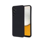 Capa Apokin de silicone preta com rebordos elevados para Samsung Galaxy A37