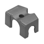 Clip tubo 13 mm Gardena Cinza Escuro 2 unidades