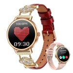Blackview X30 Bluetooth 1,26" Vermelho com bracelete em pele