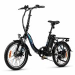 Bicicleta elétrica dobrável Kaisda K7 250 W 36 V 13 Ah 20 polegadas