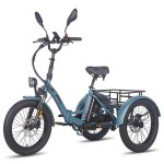 Triciclo Eléctrico Fafrees F20 Mate Motor 500W Batería 48V 21Ah 20" Freno Hidráulico