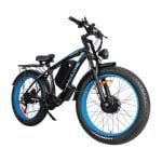 Bicicleta Eléctrica Baolujie DP2602 Motor Duplo 48V 23Ah Azul
