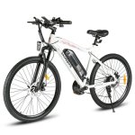 Bicicleta elétrica Samebike SY26-II 26", branca