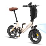 Bicicleta Eletrica Plegável Bodywel T16 Pro damasco
