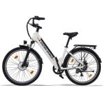 Bicicleta Eléctrica AVDL A32 250 W 48 V 10,4 Ah 50-60 km 26" Blanca