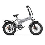 E-Bike PVY Z20 Plus faltbares Fatbike grau 20 Zoll