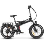 Bicicleta Eléctrica Dobrável Samebike RS-A02 Pro Bateria Removível 20 Polegadas