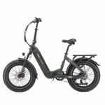 Bicicleta Eletrica TTGO F6 Boost Verde Dobrável