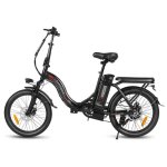 Bicicleta Eletrica Samebike CY20 20 polegadas Preta