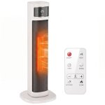Calefactor cerámico Homcom 2000 W con oscilación de 70°