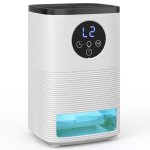 Desumidificador Homcom 300 ml/dia, 15 m², depósito de 1,4 l