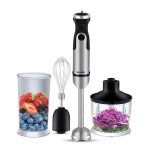 Mixeur plongeant BioloMix 4 en 1 1200W 6 vitesses Turbo