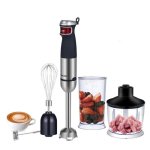 Batedeira de Mão BioloMix 5 em 1 Inox Multifuncional Velocidade Variável