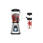 Blender BioloMix SF701 1300 W, verre 1,5 L, bouteille 600 ml