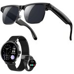 Blackview BV200 + X30 Occhiali intelligenti 8 MP, IA, traduzione, argento