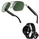 Blackview D1Pro Smart Glasses Bluetooth Gold IP54 + X30 Smartwatch