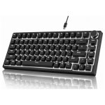 Clavier Ajazz AK820 mécanique gaming 75% USB-C Hot-Swap noir