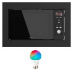 Micro-ondes Cecotec GrandHeat 2350 23L 900W Noir avec Grill et Ampoule Intelligente