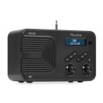 Radio portátil Audizio Badia DAB+ FM Bluetooth 5.4 USB AUX negra