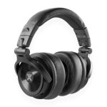 Auriculares DJ Vonyx HDX200BK 50 mm, jack 3,5/6,3 mm, micrófono y bolsa