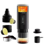 Cafetière expresso portable BioloMix 3-en-1 12 V 15–19 bars 92 °C