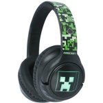 Auriculares OTL Minecraft inalámbricos Bluetooth 5.3 con micrófono y LED