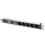 Multiprise Digitus DN-95433 5 prises avec interrupteur et protection