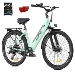 Bicicleta elétrica HillMiles MileCity 1 Upgrade 26 polegadas 36 V 13 Ah 250 W