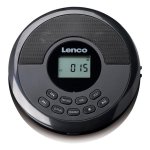 Leitor de CD portátil Lenco CD-340BK Bluetooth AUX DAB+/FM preto