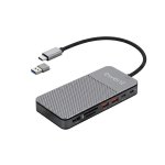 Base para portátil Ewent EW1156 USB-C 8 en 1 HDMI 4K SSD M.2 NVMe 100 W