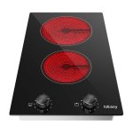 Plaque vitroceramique IsEasy LT2V-30 2 zones 1200/2000 W noir