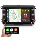 Autorradio JUNSUN 7" con Apple CarPlay y Android Auto Bluetooth 5.0 para VW y Škoda