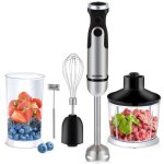 Mixeur plongeant Nobrand Inox 6 vitesses 0,8 L Noir