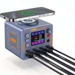 Station de charge Nobrand 140W 9 Ports USB PD QC Qi