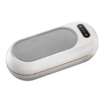 Nettoyeur ultrasonique Generique 47 kHz UV 3 minuteries 350 ml Blanc