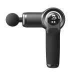 Pistolet de massage Nobrand 20 vitesses LCD USB-C 6 tetes noir