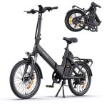 Bicicleta Eléctrica ENGWE O20 Boost Plegable 250 W 75 Nm 20" 141 km