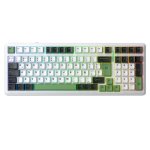 Teclado mecánico Aula F99 Gaming 96% inalámbrico RGB Negro Verde Blanco Graywood V3 batería recargable