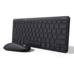 Conjunto de Teclado e Rato Trust Lyra Sem Fios Multidispositivo Preto e Cinzento-Escuro