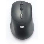 Ratón WE inalámbrico Bluetooth 5.3 y 2,4 GHz 1600 DPI negro recargable